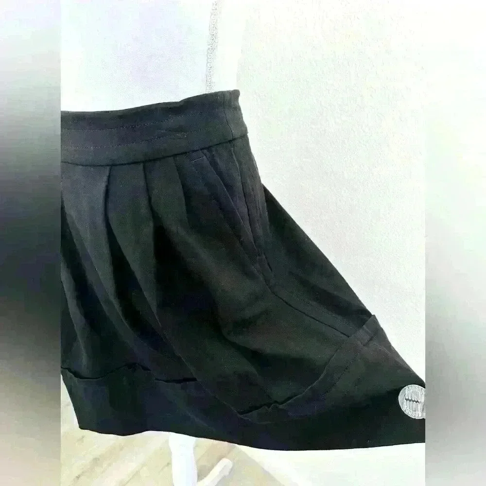 Marc by Marc Jacobs Black A-Line Mini Skirt Size XS